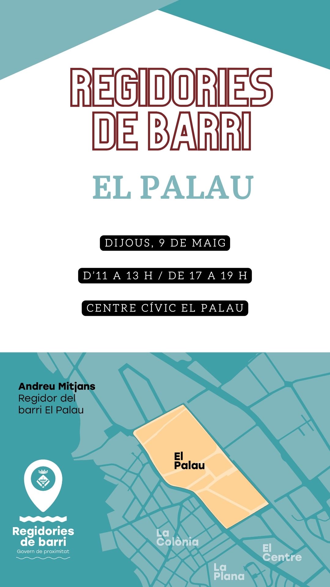 REGIDORIES DE BARRI: EL PALAU